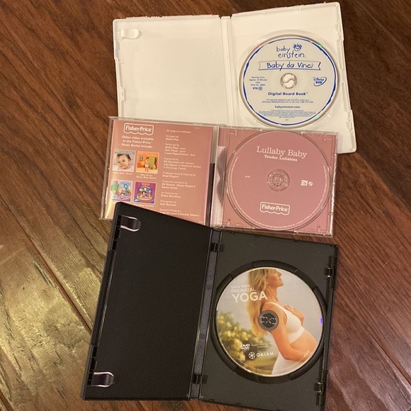 2 DVD’s 📀📀 & 1 CD 💿 Shiva Rea’s Prenatal Yoga GAIAM, Baby Einstein, Lullabies - Picture 11 of 13